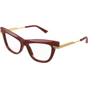 Occhiali vista  Bottega veneta Bv1266o cod. colore 003 Donna Cat eye Bordeaux