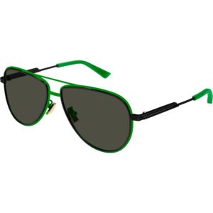 Occhiali da sole  Bottega veneta Bv1240s cod. colore 004 Uomo Pilot Verde